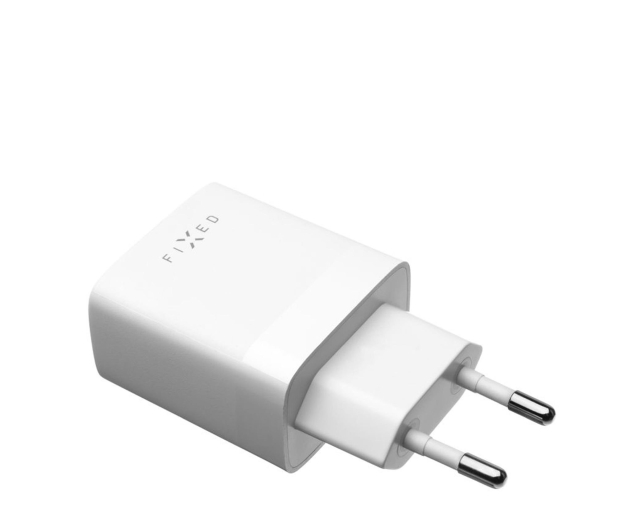 FIXED Ładowarka sieciowa 17W 2xUSB-A + kabel USB-C 1m biały - 1342401 - zdjęcie 2